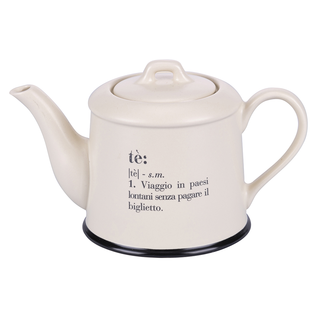 Villa d’Este Victionary Teiera Tè beige in gres porcellanato