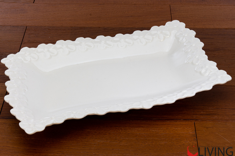 Bomboniera vuotatasche porcellana bianca