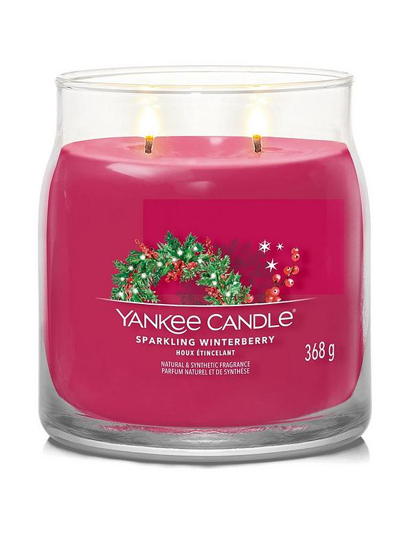 Yankee Candle Giara Media Signature fragranza Sparkling Winterberry