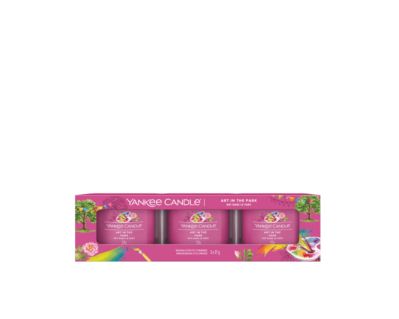 Yankee Candle – Signature Votiva Filled Art in the Park Pack 3 pz
