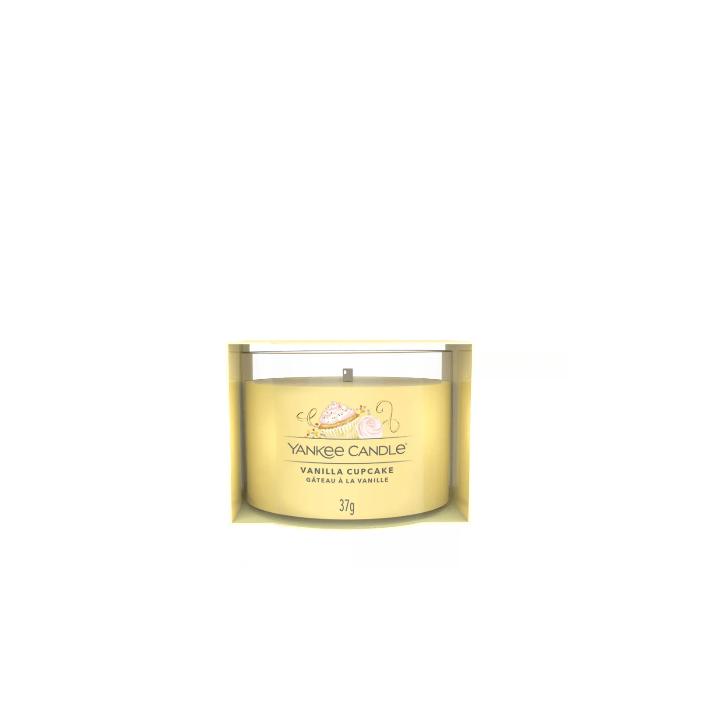 Yankee Candle Votive Filled in bicchierino di vetro fragranza Vanilla Cupcake 37 g
